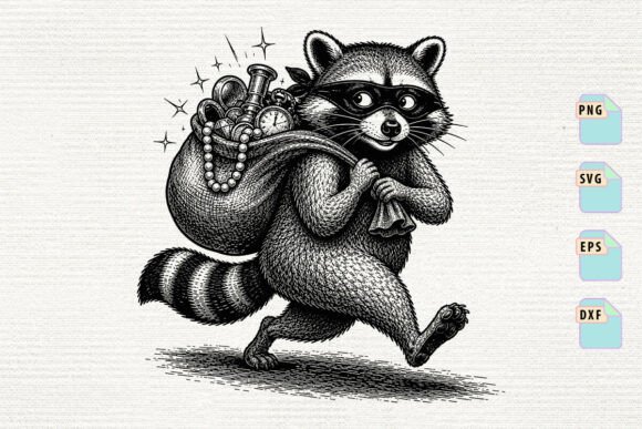 Bandit Raccoon SVG Review