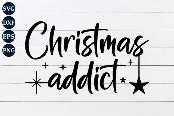 Christmas Addict SVG PNG Review