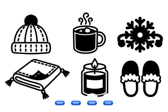 Cozy Winter SVG Icon Set Review