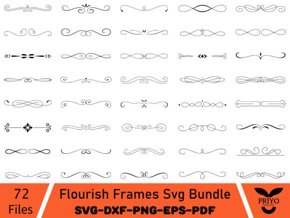 Flourish Frames Svg Bundle Review