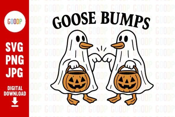 Goose Bumps Halloween Ghost Ducks Png