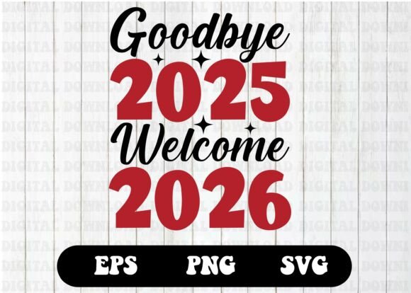 Happy New Year 2026 PNG, Trendy New Year