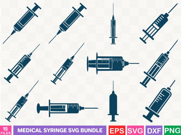 Medical Syringe SVG Bundle Review