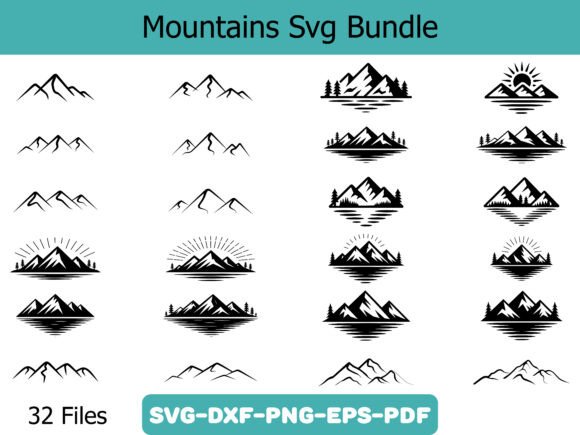 Mountains Svg Bundle Review