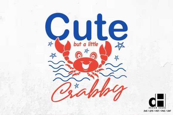 Summer Crab Preppy SVG PNG