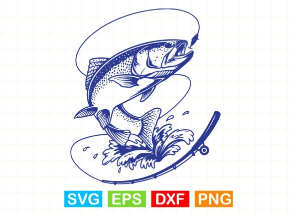 Trout Fishing SVG Review